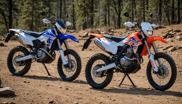 Motos d'enduro : neuf vs occasion